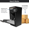 Mailbox Sentinel for Fences and Columns - Combination Mail and Package Box