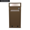 Mailbox Sentinel for Fences and Columns - Combination Mail and Package Box
