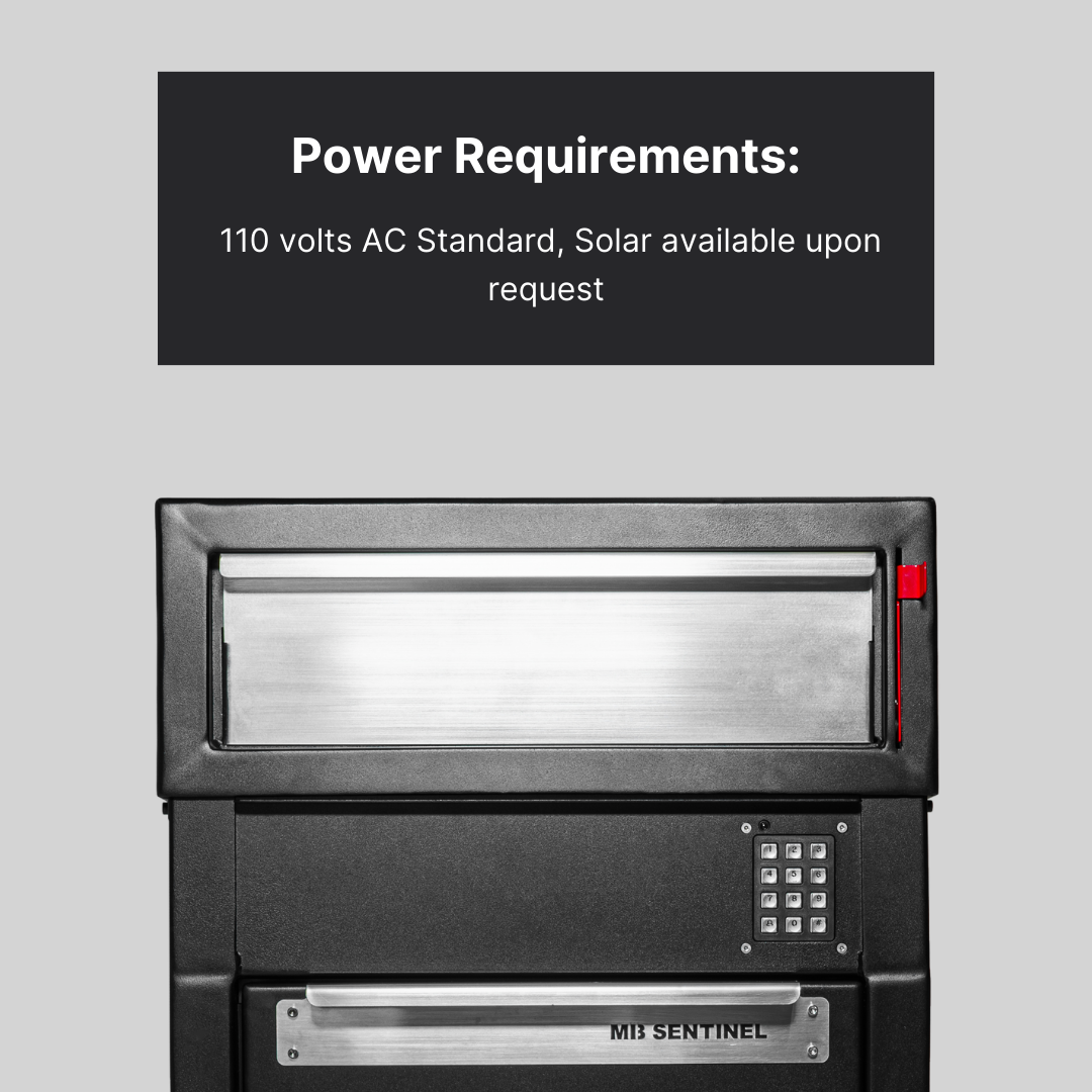 Mailbox Sentinel - Combination Mail and Package Box