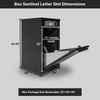 Box Sentinel Letter Slot, Home Install -  Mail and Package Box